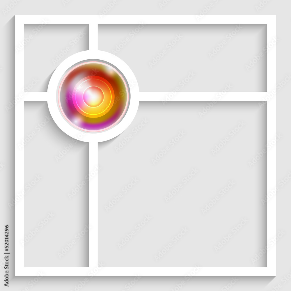 Poster abstract object
