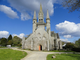 Fototapeta na wymiar Chapelle Saint-Fiacre Faouët (Morbihan)