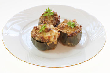 stuffed artichoke gratin