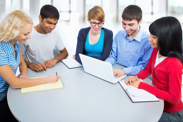 Fototapeta premium Young students