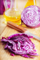 Fototapeta premium blue cabbage