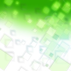 Green square background