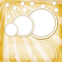 Retro Background With Circles