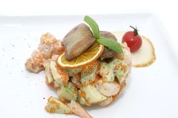 Салат из морепродуктов