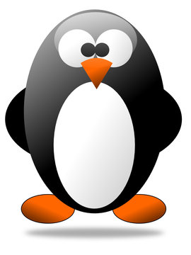 Cartoon penguin