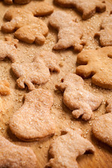 Crispy cookies with sugar