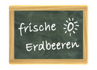Obraz premium Frische Erdbeeren