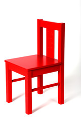 Petite chaise rouge