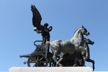 Quadriga on the Altare della Patria in Rome