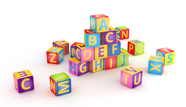 A,B,C cubes pyramide