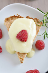 Shortbread mit Vanillecreme