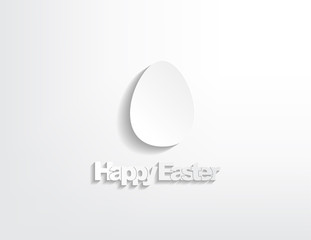 Happy Easter with a egg