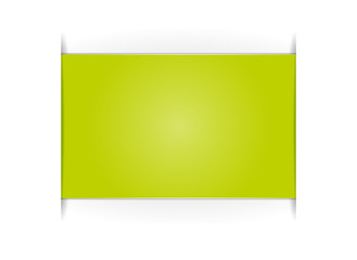 Fototapeta premium green rectangle label