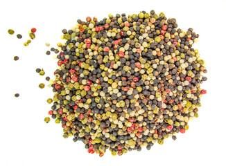 Cherry Pepper over white background