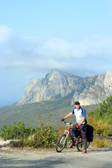 Fototapeta premium Bicycle tour.