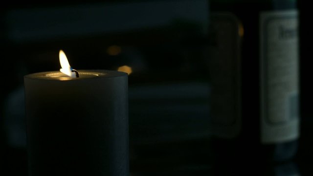 Besinnlicher Abend mit Kerzenlicht geht zu Ende