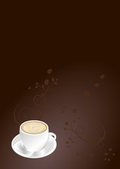 Tasse Cappuchino mit Ornament