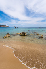 Figueral beach in Ibiza