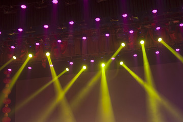 stage lights colorful