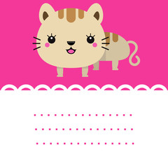 Funny cat. Place for you text.