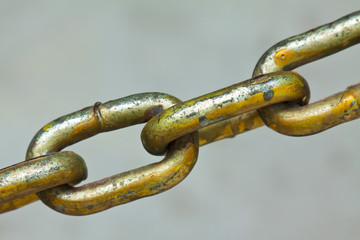 oxidation rusting chain