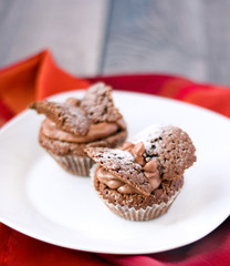 Chocolate butterflies cakes