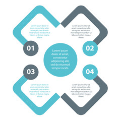 Plain minimal simple infographics vector EPS10