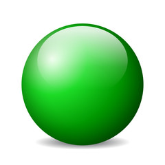 Vector green orb