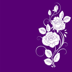 Floral greeting card ,abstract, background.