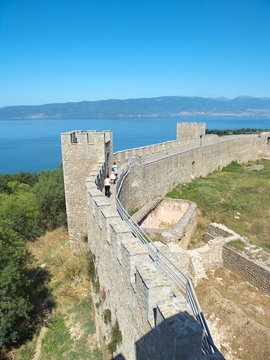 Castle Samoil And Lake Ohrid, Republic Of Macedonia