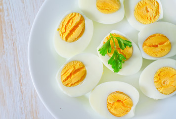 boiled eggs