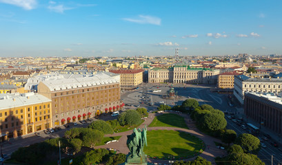 Fototapeta na wymiar Widok z góry od katedry Świętego Izaaka. Sankt Petersburg