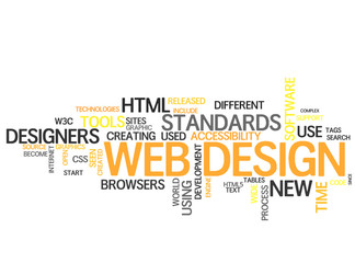 Web Design (tag cloud)