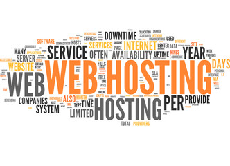 Web Hosting (tag cloud)