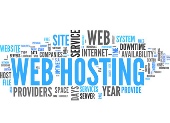 Web Hosting (tag cloud)