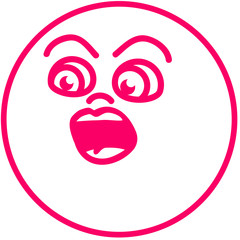 Screaming Smiley Girl