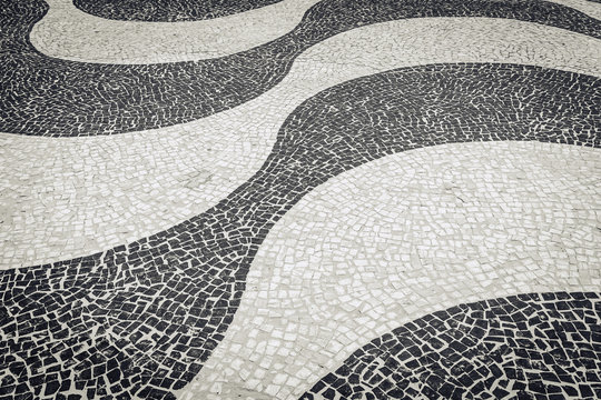 Copacabana mosaic backgroung