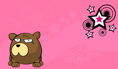 teddy bear ball cartoon background3
