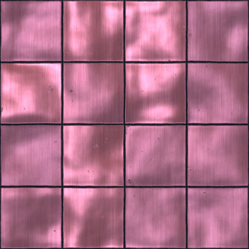 Metal Panels Pink Brushed