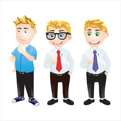 Character Office Worker