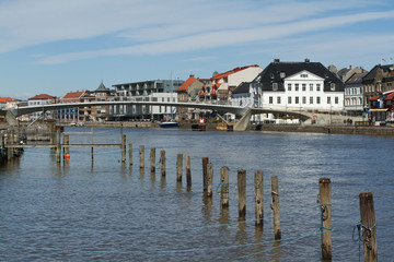 Fredrikstad, small Norwegian town - obrazy, fototapety, plakaty