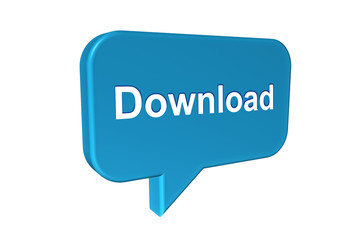 Sprechblase mit download