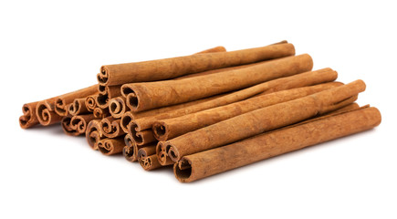 Stacked cinnamon sticks