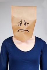 unhappy person