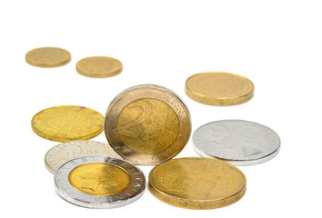 Euro mit alten Währungen