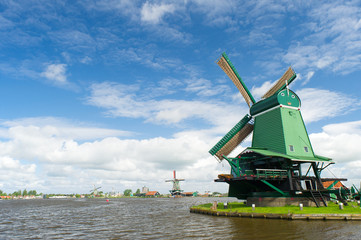 Windmills at Dutch Zaanse Schans