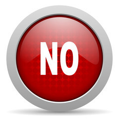 no red circle web glossy icon