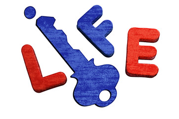 Key to to Life Concept