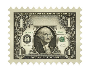 Obraz premium Dollar Stamp