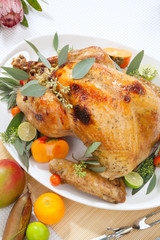 Roasted Turkey, Tropical Theme